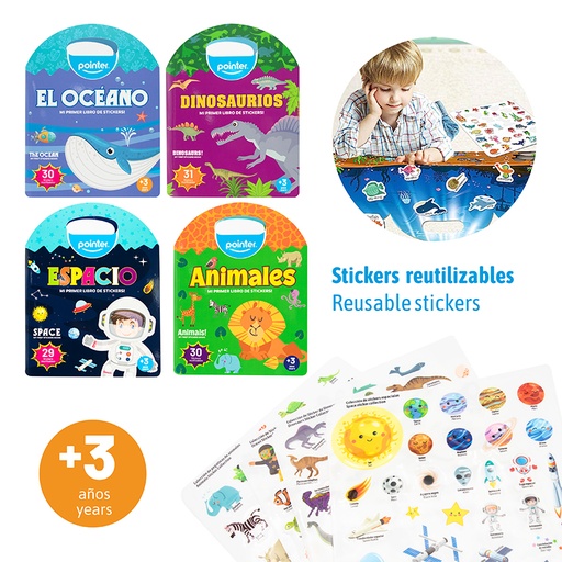 [ANC-2327] LIBRO DE STICKERS REUTILIZABLES