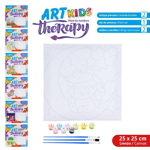 [CA-23134] LIENZO PINTA POR NUMEROS 25x25 cm