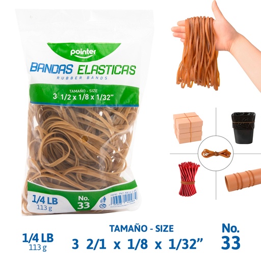 [PNT-RB33-1-4N] LIGAS N°33 (1/4 LB)