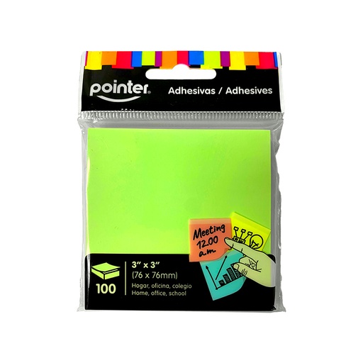 [NT-331100PG] NOTAS ADHESIVAS 3X3 