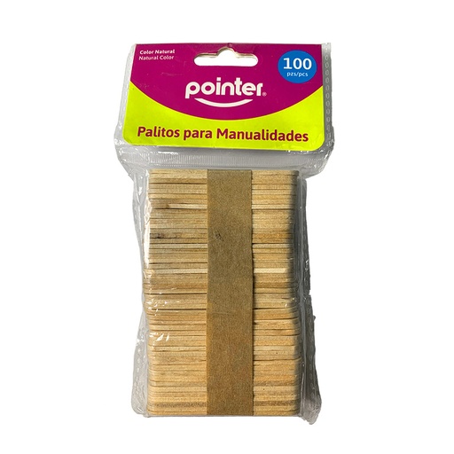[65-CW-100NO] PALITOS PARA MANUALIDADES x 100 PIEZAS