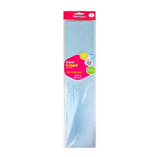 [107-3035/455] PAPEL CREPE PERLADO AZUL