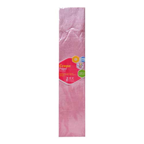 [107-3035/635] PAPEL CREPE ROSADO PERLADO - 50CM x 2M