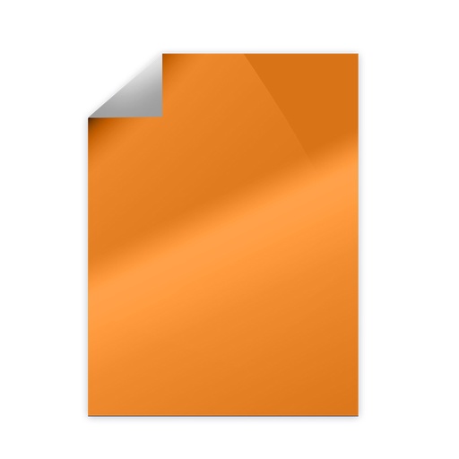 [3124.06] PAPEL LUSTRILLO NARANJA MEDIO