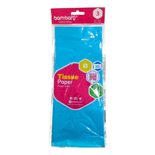 [117-2070/400] PAPEL SEDA AZUL CIELO