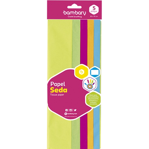 [117-7040/096] PAPEL SEDA NEON X5 