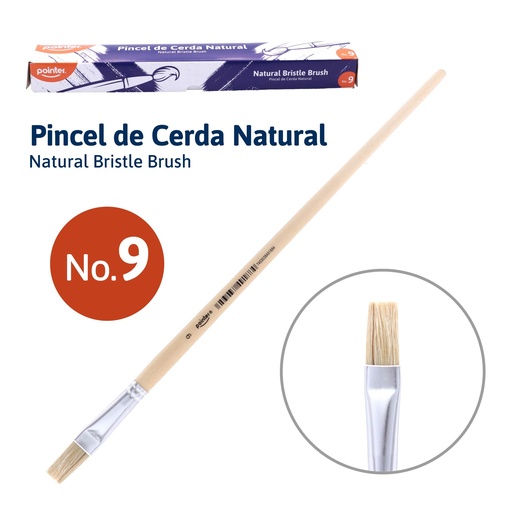 [A579P-9] PINCEL PLANO N9 