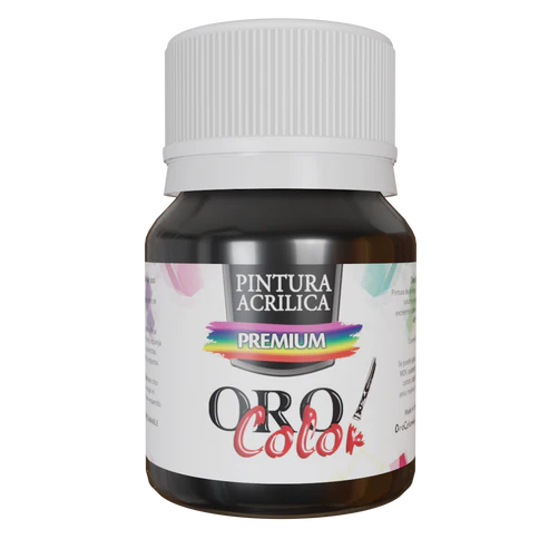 [A-677-30] PINTURA ACRILICA PREMIUM NEGRO 30ML
