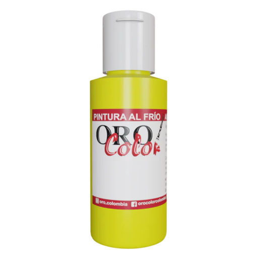 [F093-60] PINTURA AL FRIO AMARILLO FLUORESCENTE 60ML