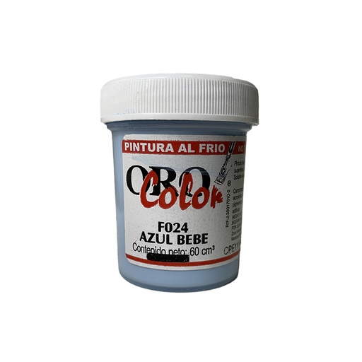 [F024-60] PINTURA AL FRIO AZUL BEBÉ 60ML