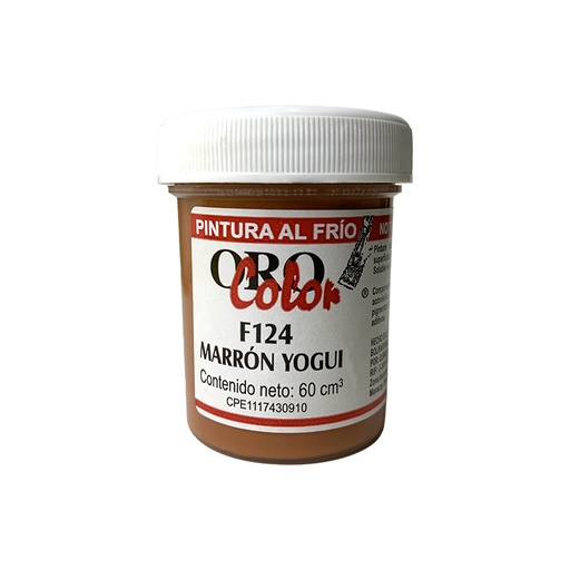 [F124-60] PINTURA AL FRIO MARRON YOGUI 60CM