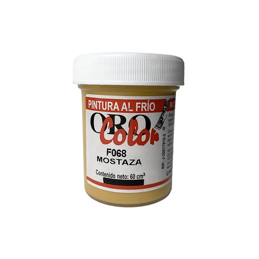 [F068-60] PINTURA AL FRIO MOSTAZA 60ML 