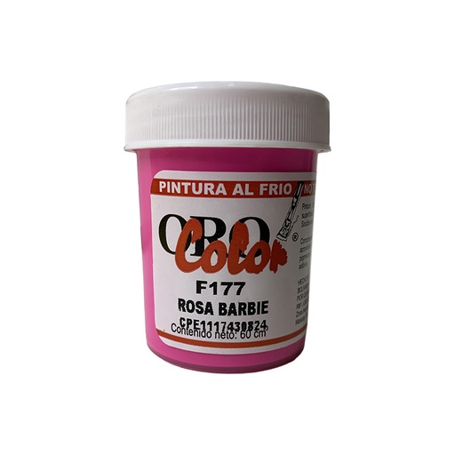 [F177-60] PINTURA AL FRIO ROSA BARBIE 60CM