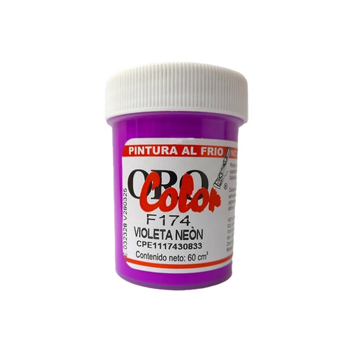 [F174] PINTURA AL FRIO VIOLETA NEON 60CM
