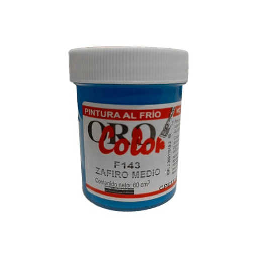 [F143] PINTURA AL FRIO ZAFIRO MEDIO 60ML 