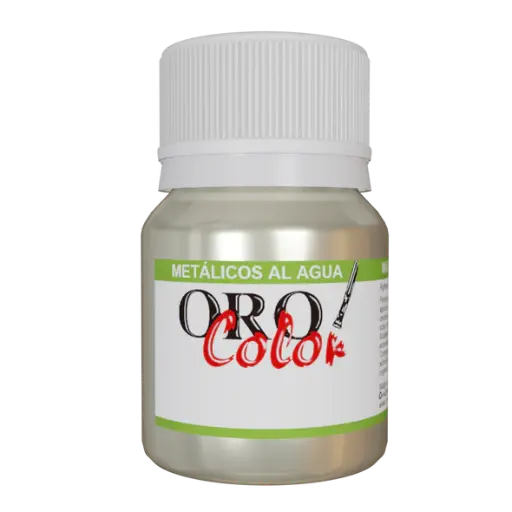 [F244-30] PINTURA METALICOS AL AGUA - ALUMINIO 30ML