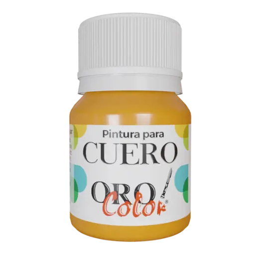 [CU-600] PINTURA PARA CUERO AMARILLO OCRE 30ML