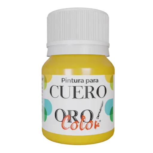[CU-603] PINTURA PARA CUERO AMARILLO SOL 30ML