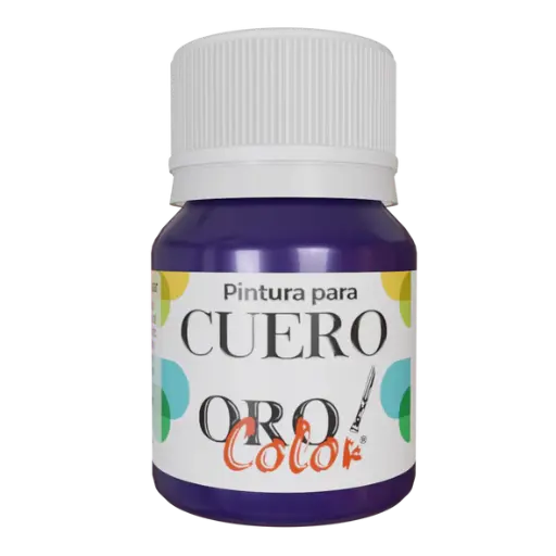 [CU-664] PINTURA PARA CUERO VIOLETA PERLADO 30ML