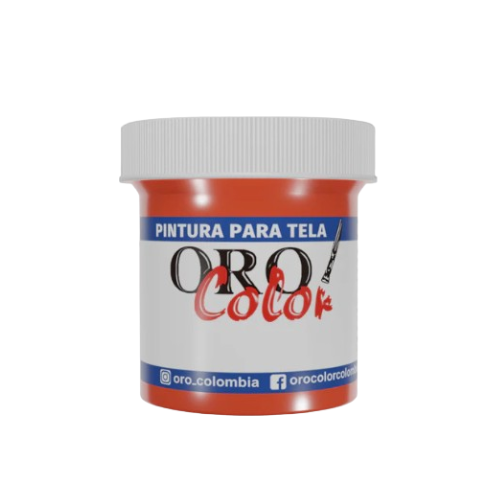 [TW03-30] PINTURA TEXTIL NARANJA 30ML
