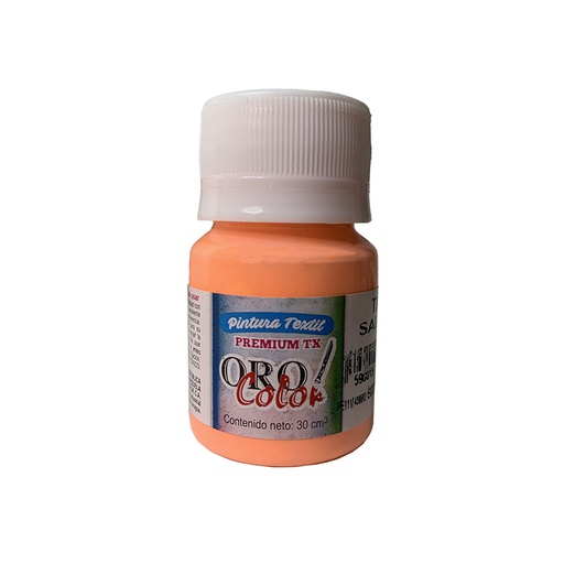 [TX307] PINTURA TEXTIL PREMIUM SALMON 30CM