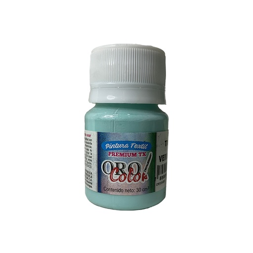 [TX352] PINTURA TEXTIL PREMIUM VERDE MENTA 30CM