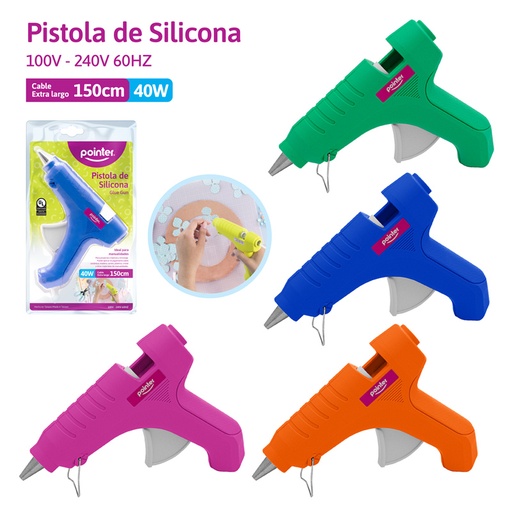 [PS-40] PISTOLA DE SILICONA 40w
