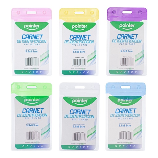 [T-090V] PORTA CREDENCIALES VERTICAL