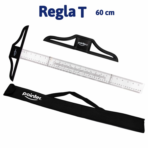 [TR-22153-60CM] REGLA T 60CM CUERPO PLASTICO