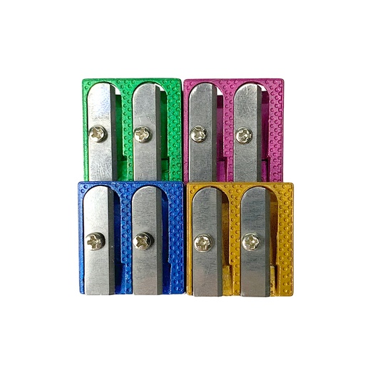 [35704.01] SACAPUNTA DE METAL  DOBLE KORES