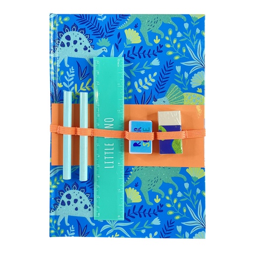 [780-8512964] SET ESCOLAR - AGENDA DINOSAURIO