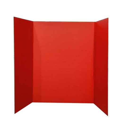 [12291-RO] TABLERO TRIPTICO ROJO 48X36