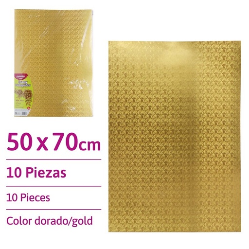 [HL-EVA-7004-57] FOAMY HOLOGRAFICO AMARILLO - GRANDE (50x70CM)