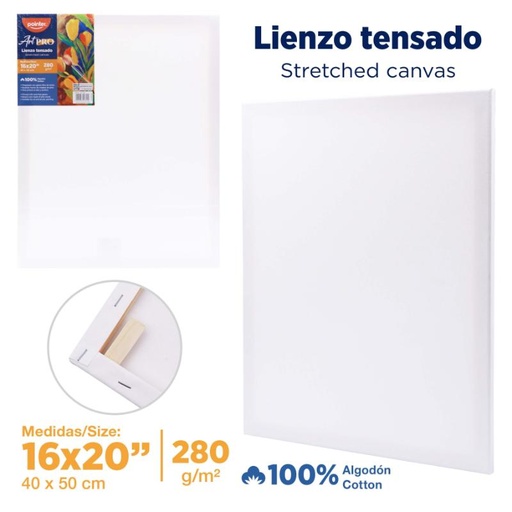 [CA-4050] LIENZO BLANCO - 40x50CM