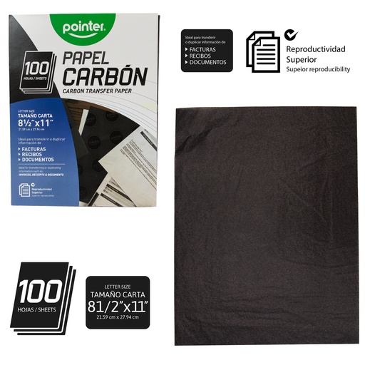 [CP-8511-N] PAPEL CARBON (NEGRO)
