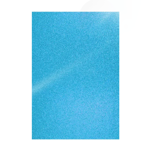 [0549.010.6] FOAMY ESCARCHADO AZUL TURQUESA - CARTA 20x30CM