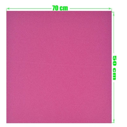 [STR-SOL-CART044] FOAMY LISO 50x70CM FUCSIA