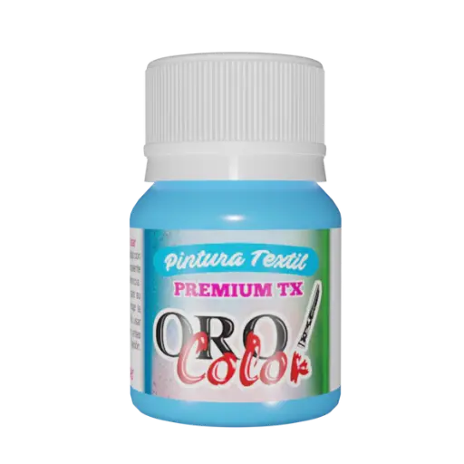 [TX344] PINTURA TEXTIL PREMIUM AZUL CELESTE 30ML