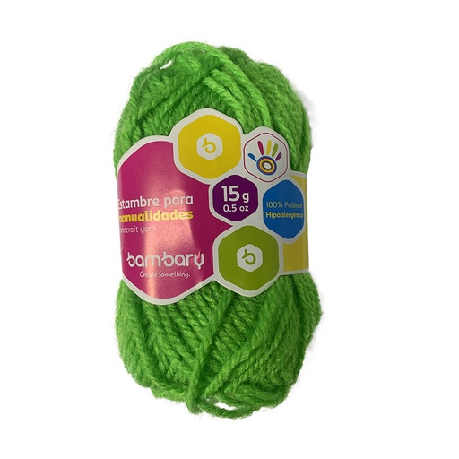 [329-8010/300] ESTAMBRE PARA MANUALIDADES VERDE - 15G