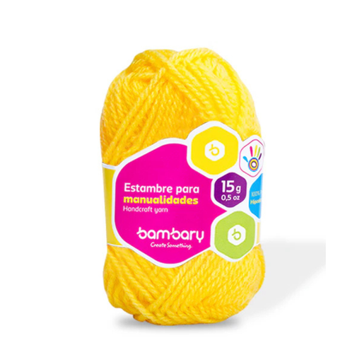 [880-9015/086] ESTAMBRE PARA MANUALIDADES AMARILLO - 15G