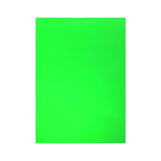 [41262.51] CARTULINA VERDE FLUORESCENTE KORES 
