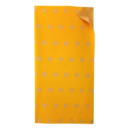 [HQ-WR-104] PAPEL COREANO OUYA BITONO OPACO LUNARES - AMARILLO 58x58CM