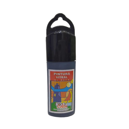 [VA-12] PINTURA VITRAL AL AGUA NEGRO 32,5ML