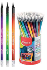 [852002] LAPIZ DE RESINA Y GRAFITO HB BLACK PEPS ENERGY