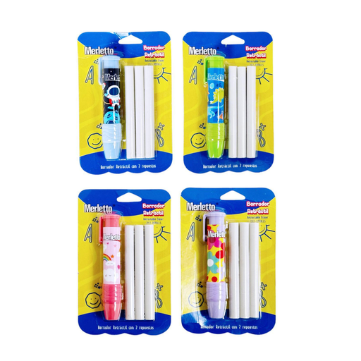 [780-1444178] SET DE BORRADOR RETRACTIL 3REFILL