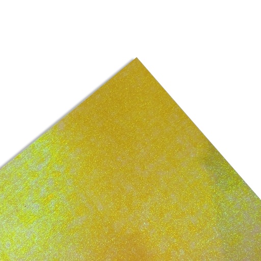 [SH-ID-004] CARTULINA IRIDISCENTE PERLADA SEDA AMARILLA 300GR  - 50x70CM