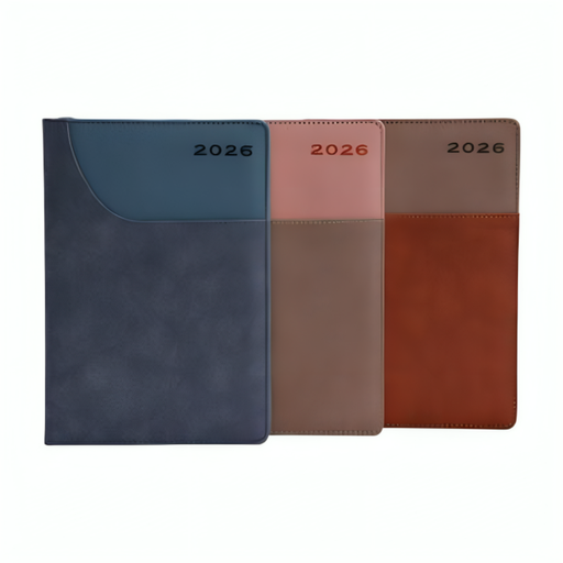 [783-2033297] AGENDA 2026 A5 BORDE DORADO PAPEL AMARILLO 184 PAG 14.5x21.1