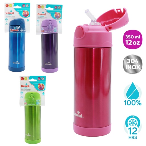 [GN-OH2722] TERMO DE ACERO INOXIDABLE (350ml/12Oz) - COOLMAX™