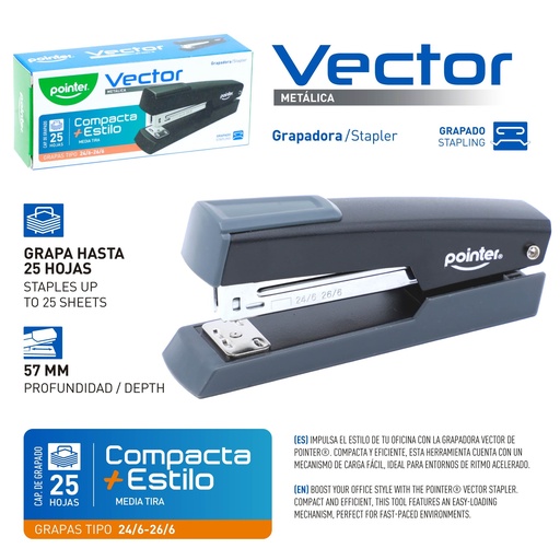 [ST-2584-N] ENGRAPADORA METALICA MEDIA TIRA