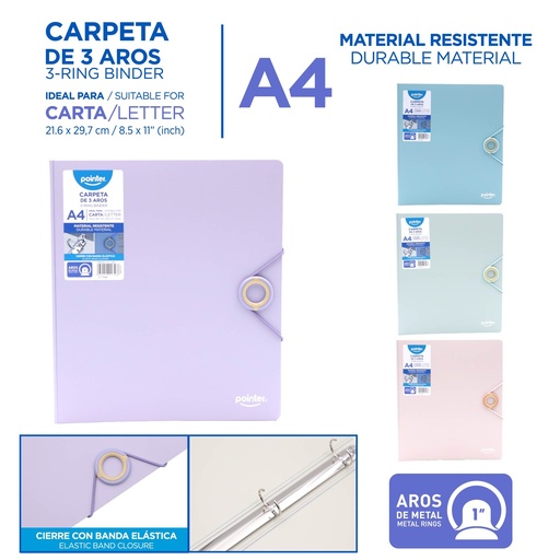 [FL2-2505] CARPETA PLASTICA PORTADOCUMETOS 
